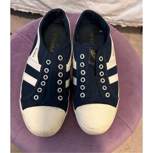 Gola Women's "Coaster" Slip-on Sneakers Navy Blue GUC